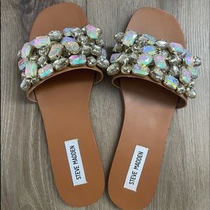 Steve Madden Bejeweled Sandals